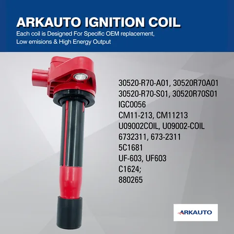 6 шт. катушки зажигания ARKAUTO PERFORMANCE UF603 30520-R70-S01 для Acura RL TL TSX Honda Accord Crosstour Odyssey 3,5 3,7 V6
