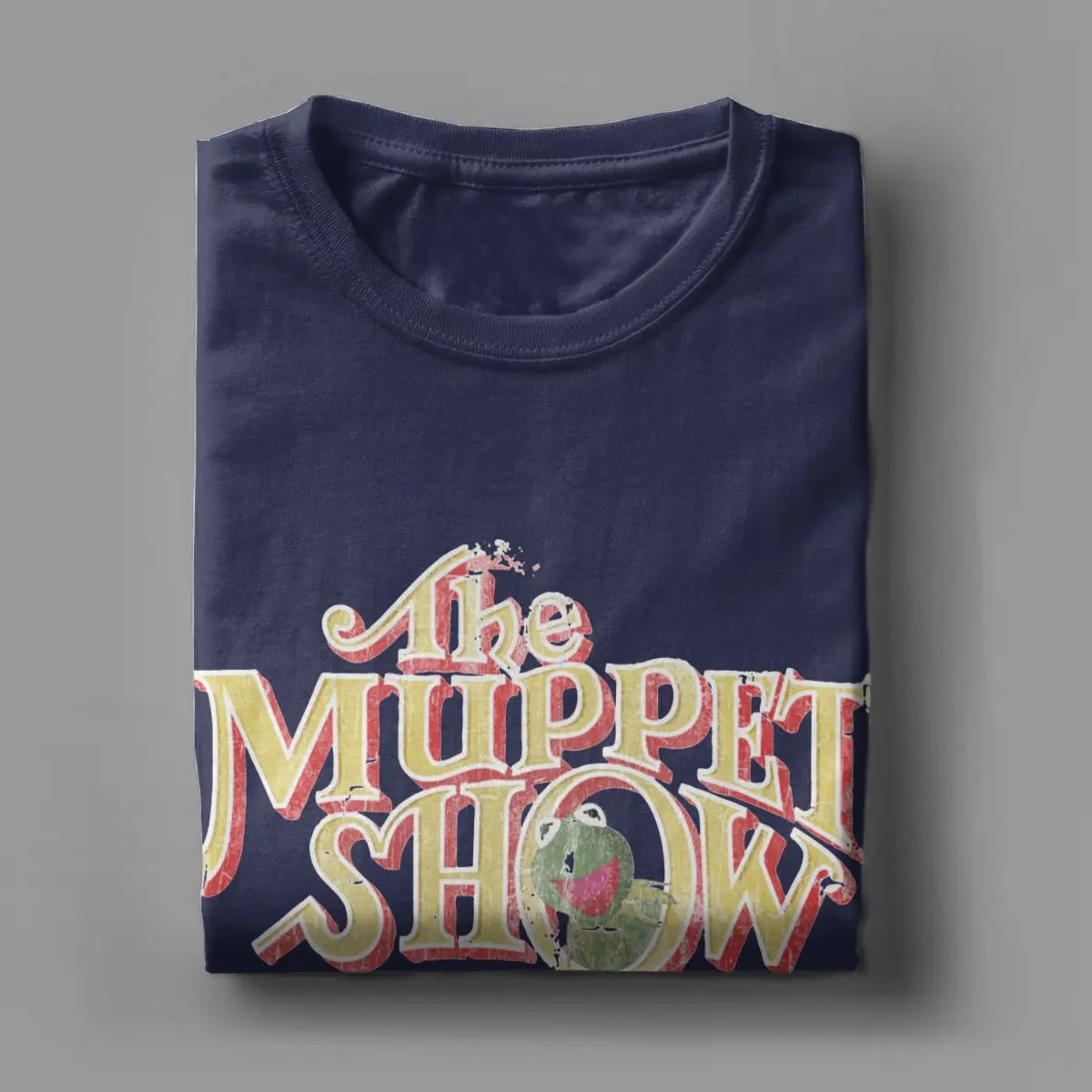 Винтажные мужские футболки с коротким рукавом и круглым вырезом