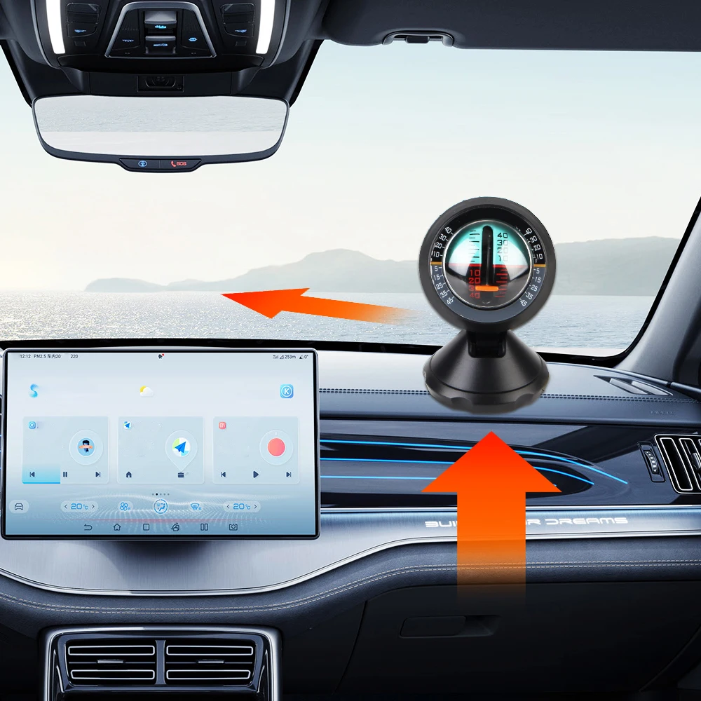 Автомобильный измеритель уровня наклона градиентный индикатор балансировки