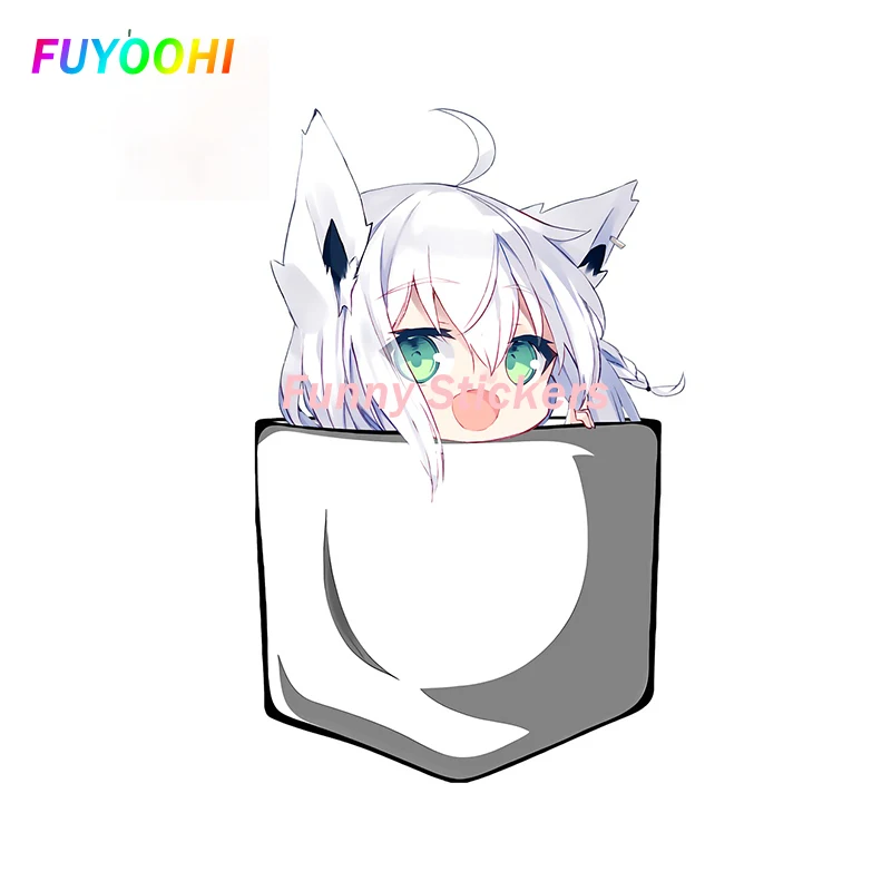 

FUYOOHI Exterior/Protection Fashion Stickers Hololive Car Fine Decal Cartoon Sticker Car Wrap Waterproof Personality Decals