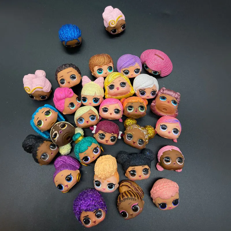 

1Pc Random Original Doll Head Doll Accessories Combination Toy Children's Christmas Gift