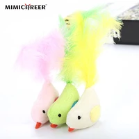 cat toys interactive for indoor cats plush feathers bird teasing cat toy cat gnawing interactive training playing pet supplies