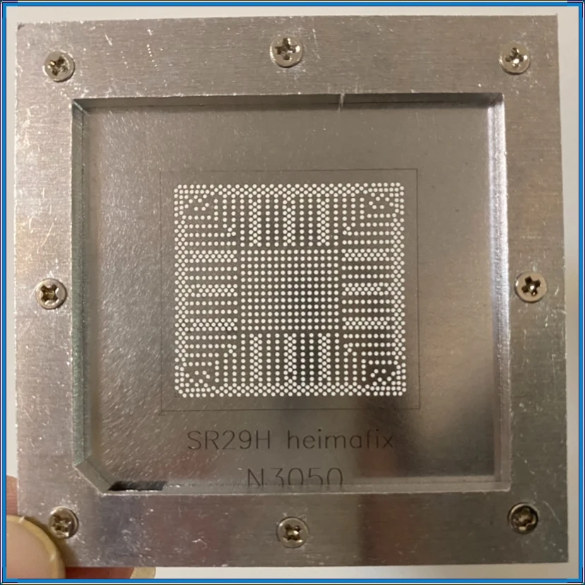 Трафарет BGA QF9EES SR1UT SR1UU N2805 SR1LY SR1YJ J1800 J1900 J2900 SR1SB SR1YV N2940 SR1YW SR1X6 E3845 SR1X9 E3825 SR1RB SR1LM