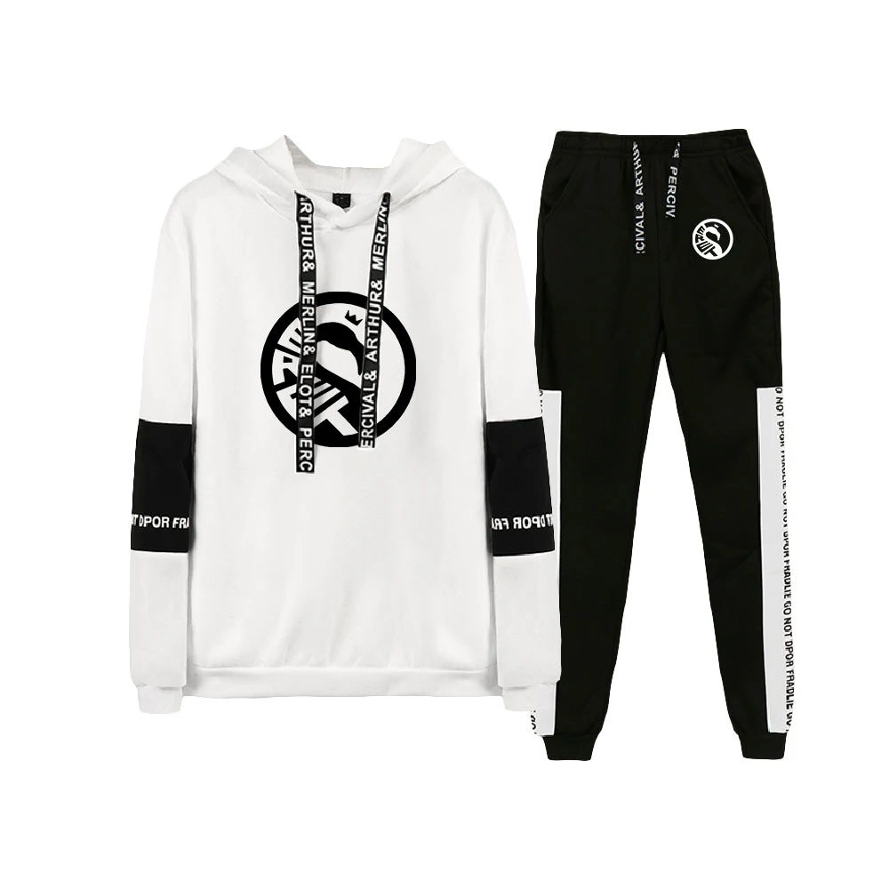 

Eret Two-piece suit Women/Men Long Sleeve Hoodies+Jogger Pants Hip hop Casual Harajuku Trendy Clothes