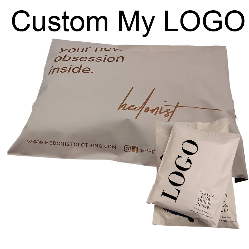 Custom LOGO Printed Plastic mail packing ecofriendly Shipping Clothing Mailer Envelope Shipment Biodegradable Poly mailing Bags