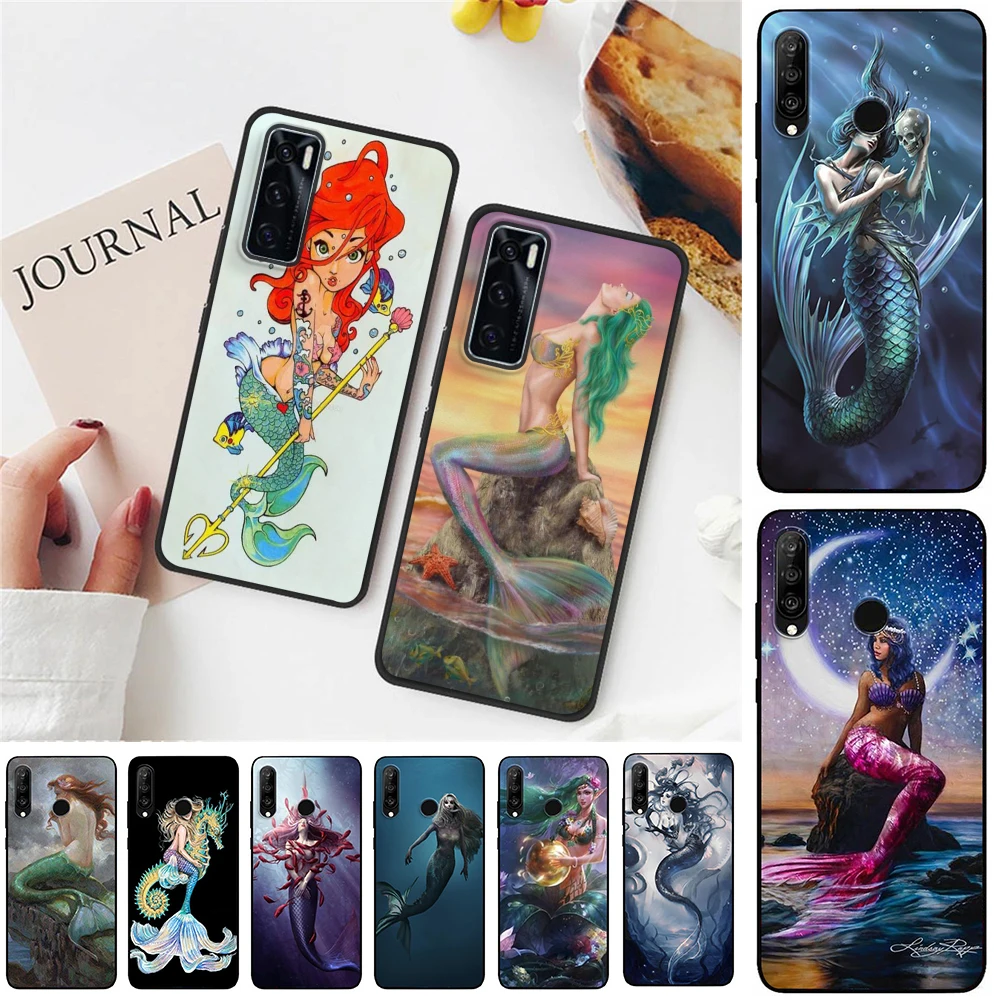 

tattooed mermaid Phone Case for VIVO Y11 11S 12S 15 17 19 20 21S 30 33S 55S 75 76 81 85 89 91C S1 Pro T1 Cover