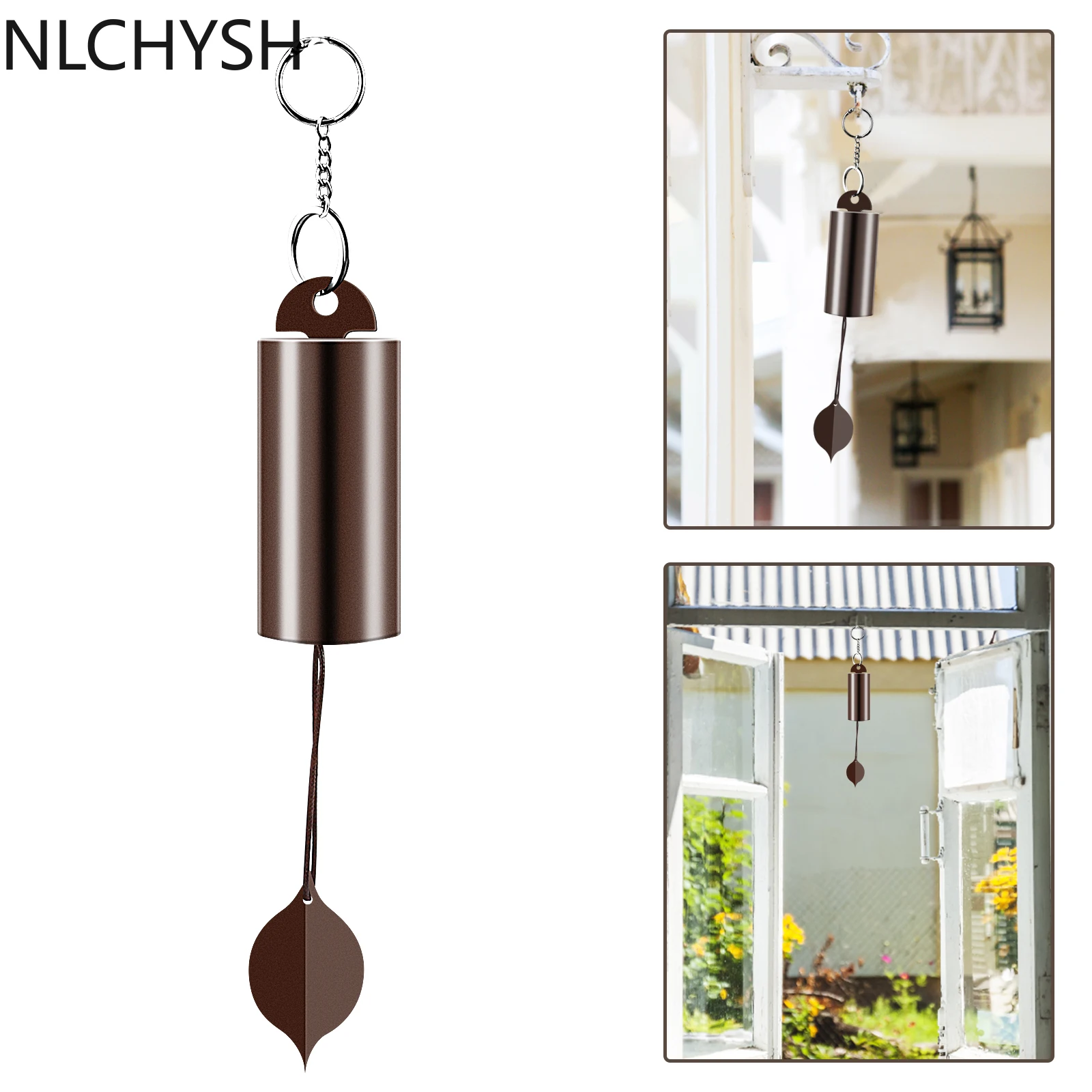 Retro HeroWind Chimes Metal Wind Chimes Deep Resonance Quiet Bell Outdoor Home Garden Home Outdoor Ornaments Знешнія ўпрыгажэнні