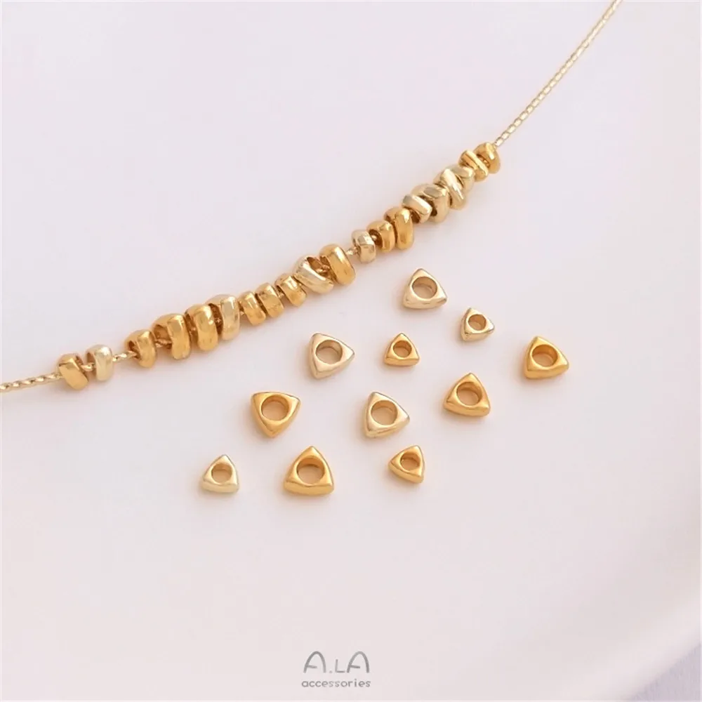 14K wrapped gold 24K ancient gold small broken gold separated beads broken gold loose beads handmade jewelry beads DIY materials
