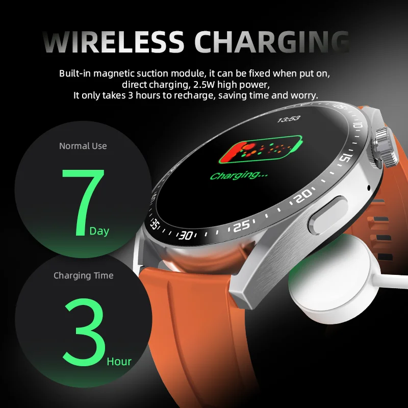 Смарт-часы HW3 Pro мужские NFC Bluetooth сенсорный экран |