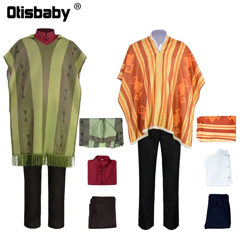 203 костюм для отца мамы и ребенка enmas Хэллоуин детей девочек Auilt косплей Бруно