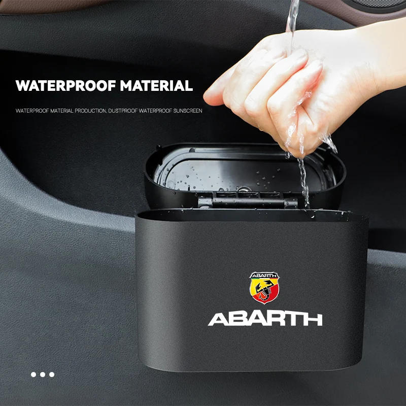 Мусорная корзина для авто подвесное мусорное ведро внутренние аксессуары FIAT Abarth