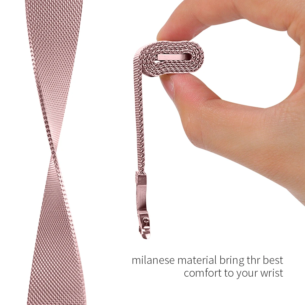 Diamond strap For Apple Watch band 45mm 41mm 38mm 42mm 40mm 44mm Milanese Loop Stainless Steel Bracelet iwatch series 7 6 SE 5 4