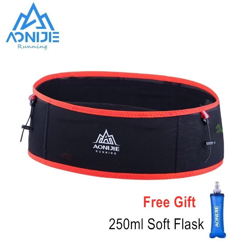 

AONIJIE Running Waist Bag Men Women Invisible Trail Running Belt Hydration Waist Bag Phone Holder Gym Fitness Marathon W938S