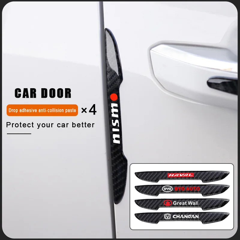 

Universal Car Door Edge Bumper Strip Protective Stickers for Nismo R34 Gtr Emblem Watch Nissans Tiida Teana Skyline Accessories