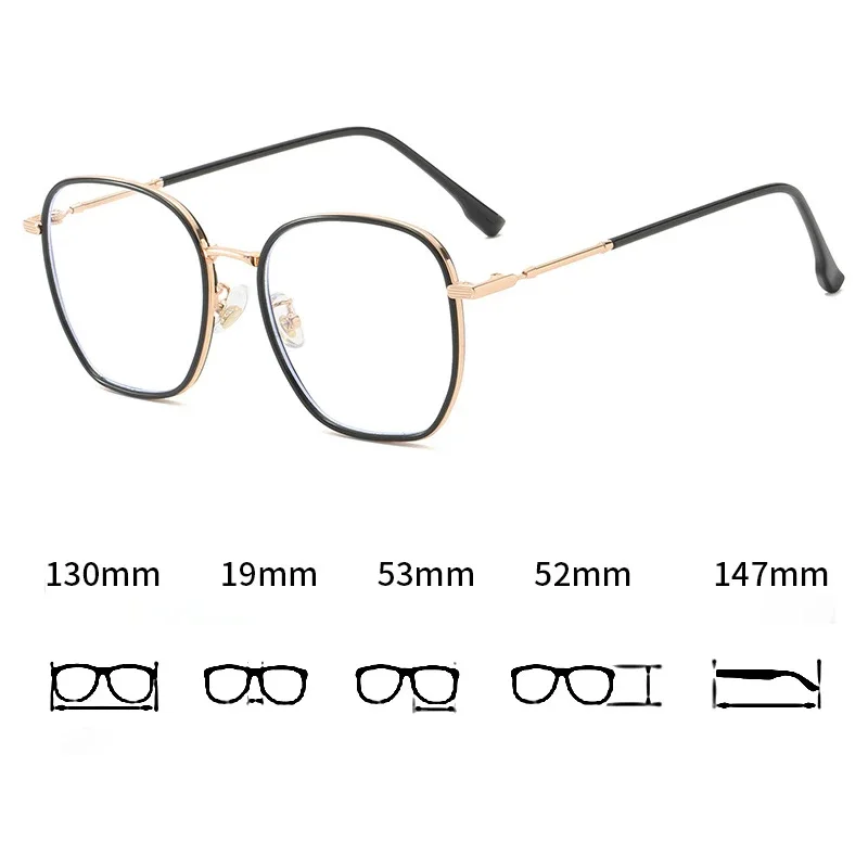 Очки для близорукости мужчин и женщин модные трендовые очки с диоптриями от 0 до-4