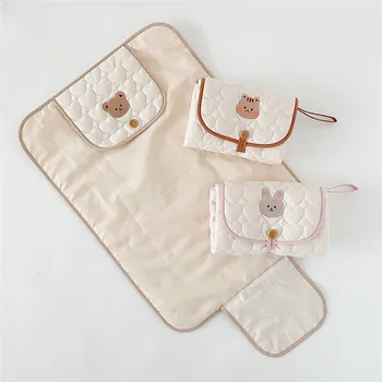 Foldable Baby Diaper Changing Mat Nappy Pad Waterproof Infant Baby Items for Newborn Bedding Diaper Mattress Changing Cover Pad 1