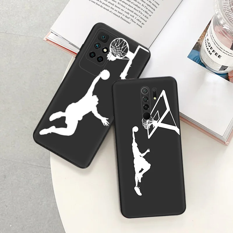 Ультратонкий чехол для телефона Redmi Note 9 10 8 7 8t a3x 13 10c 10a 9a 9c 9s 10s Xiaomi 9t 10t Pro Basketball Shot Dunk