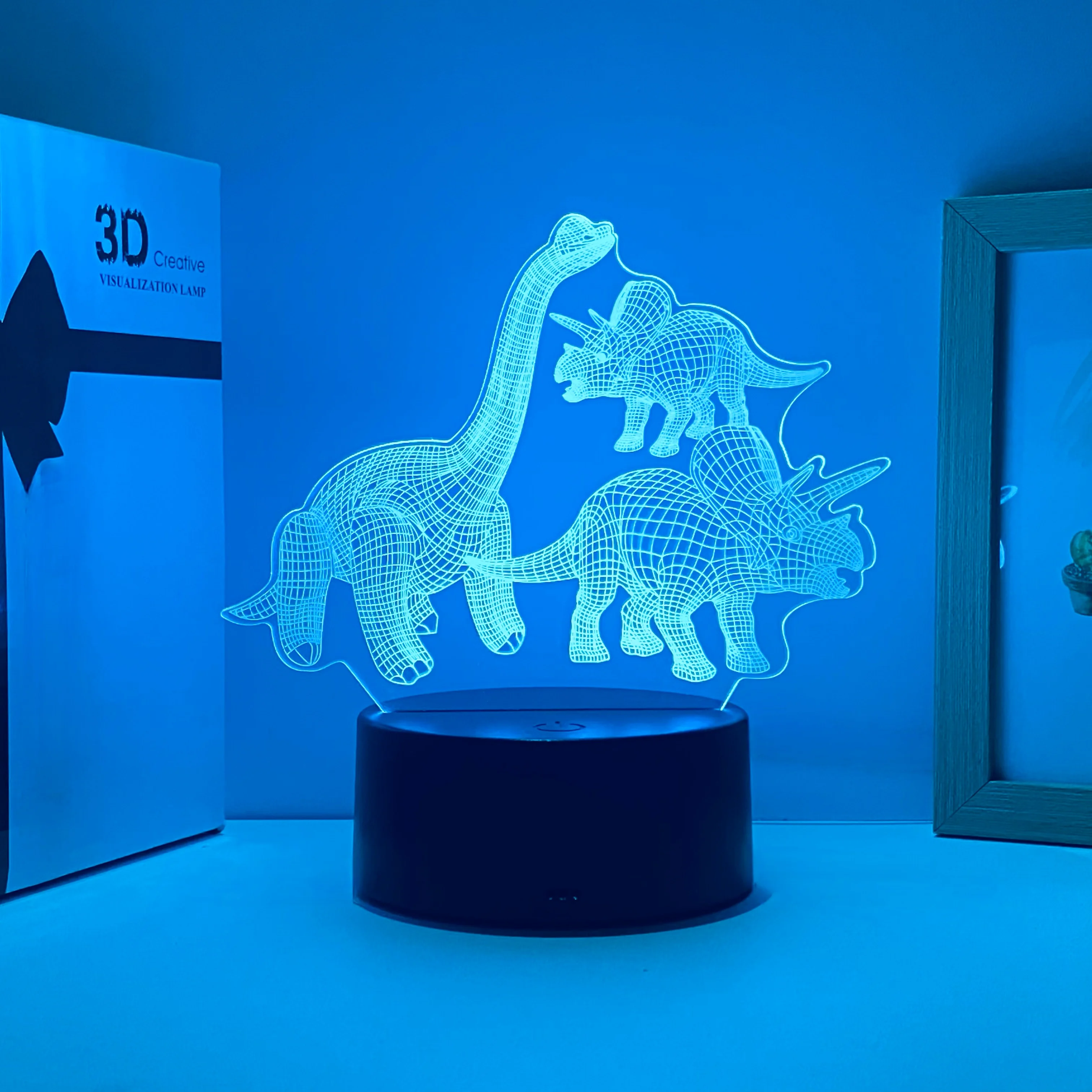 

3D ночник динозавр USB