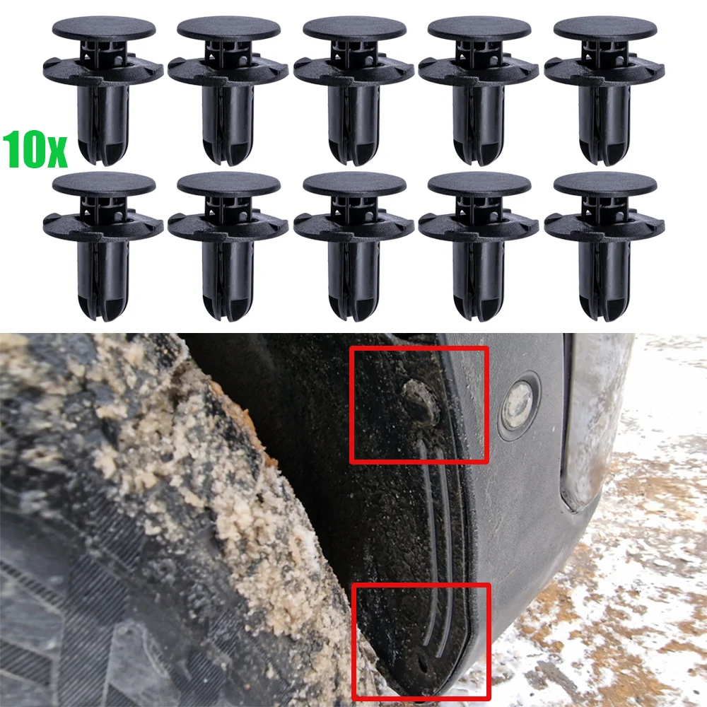 

10 шт., фиксаторы крыльев для бампера автомобиля, зажимы нажимного типа 1420608250 B Новый для Hyundai Azera Creta Grandeur Maxcruz Sonata Tucson