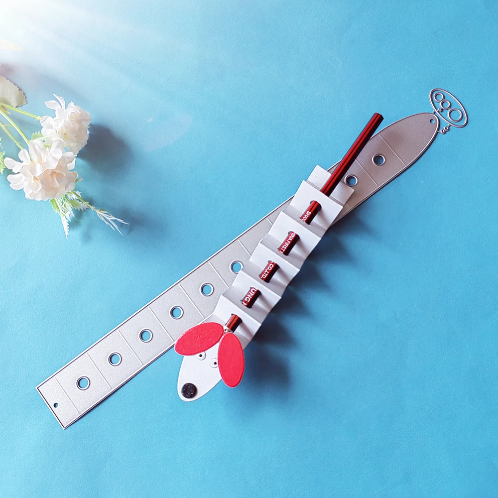 

New Retractable Pencil Decorative Dog cutting dies, used for scrapbooks, embossed albums, card making DIY crafts