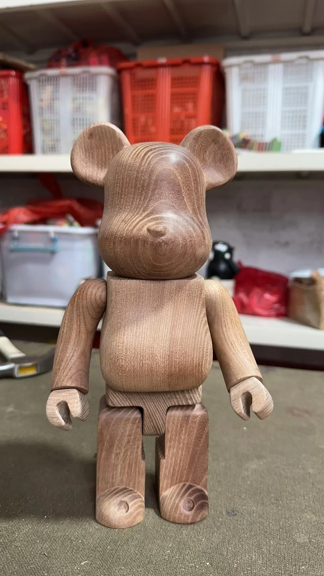 

Bearbrick 400% Old Beech Wood Factory Direct Sale Wooden Bear BE@RBRICK 28cm Highly Fashionable Toy Doll Handmade Figure