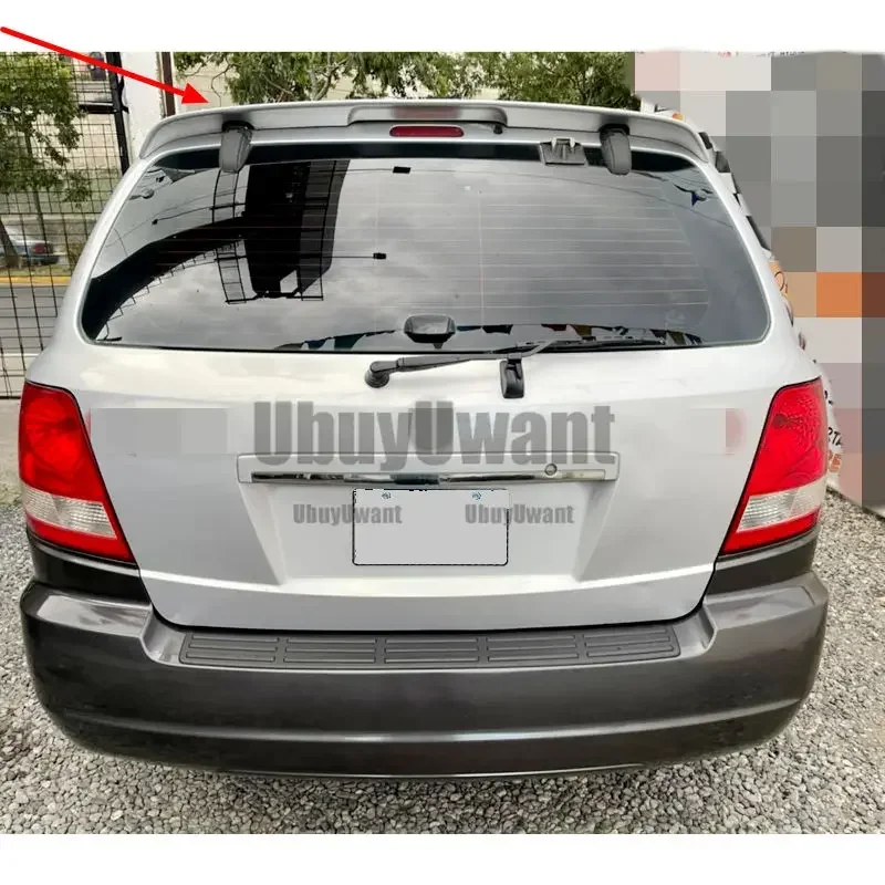 Фото Задний спойлер на крышу для KIA Sorento 2001-2006, спортивный, из ABS-пластика, накладка на крышку багажника, спойлер-крыло на крышку багажника №2