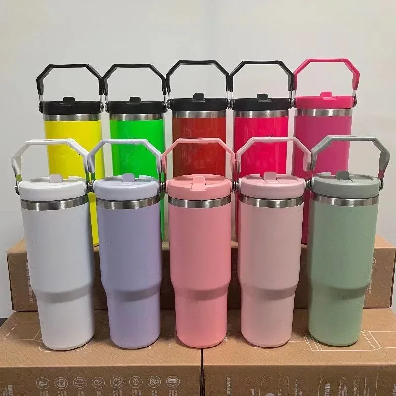 Iceflow 30 унций стакан из нержавеющей стали с вакуумной изоляцией и крышкой