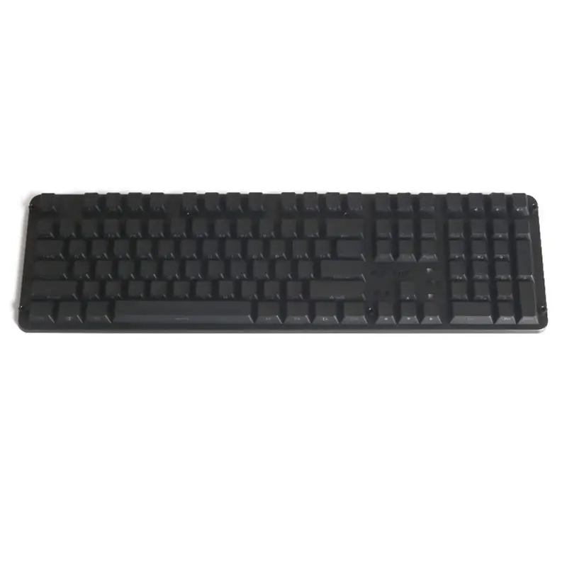 

Колпачки для клавиш с двойным выстрелом PBT, 108 клавиш, боковая подсветка, прозрачные колпачки клавиш с раскладкой ANSI, вишневый профиль для механической клавиатуры RGB, 1 комплект