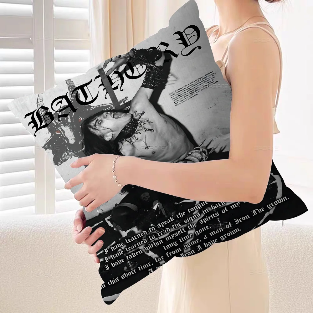 Bathory Quorthon ретро хэви-метал музыкальная группа певица 45*45 см наволочка Декор дом