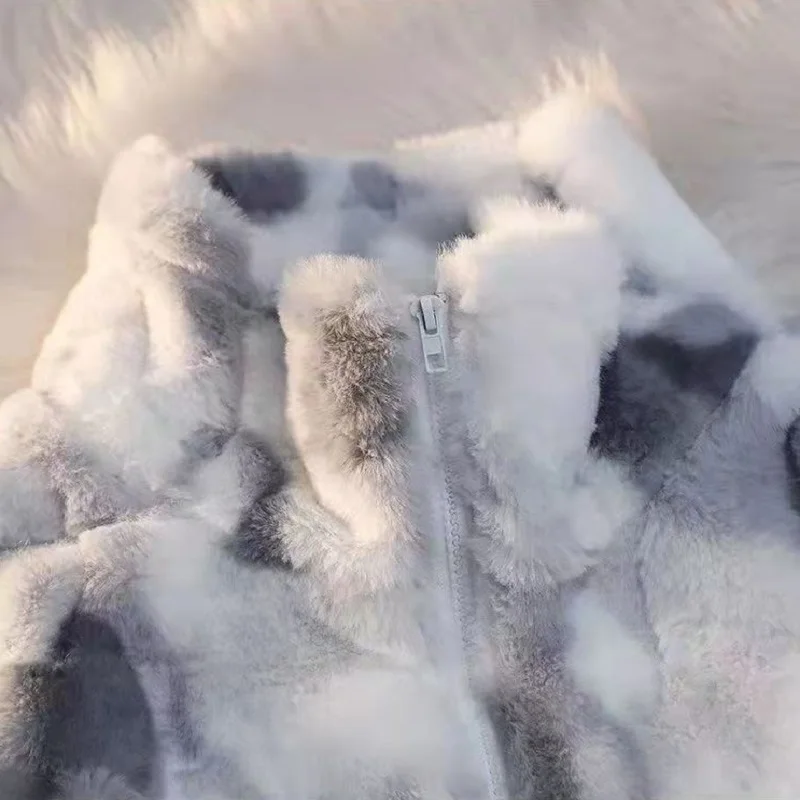 BHWYFC Winter Women Coats Warm Thickened Faux Fleece Coat Jacket Lamb Wool Outerwear Lapel Female Chic Outwear Top Snowsuit