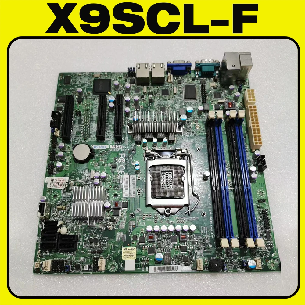 X9SCL-F для серверной материнской платы Supermicro DDR3 SATA 2 0 PCI-E 3 LGA1155 Xeon E3-1200 V1 V2 Series
