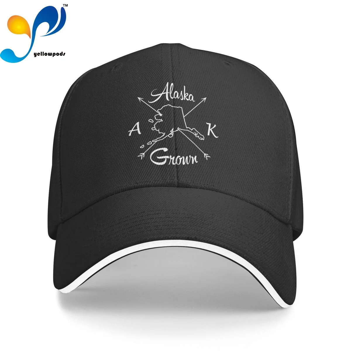 

Alaska Grown Ak Men's New Baseball Cap Fashion Sun Hats Caps for Men and Women