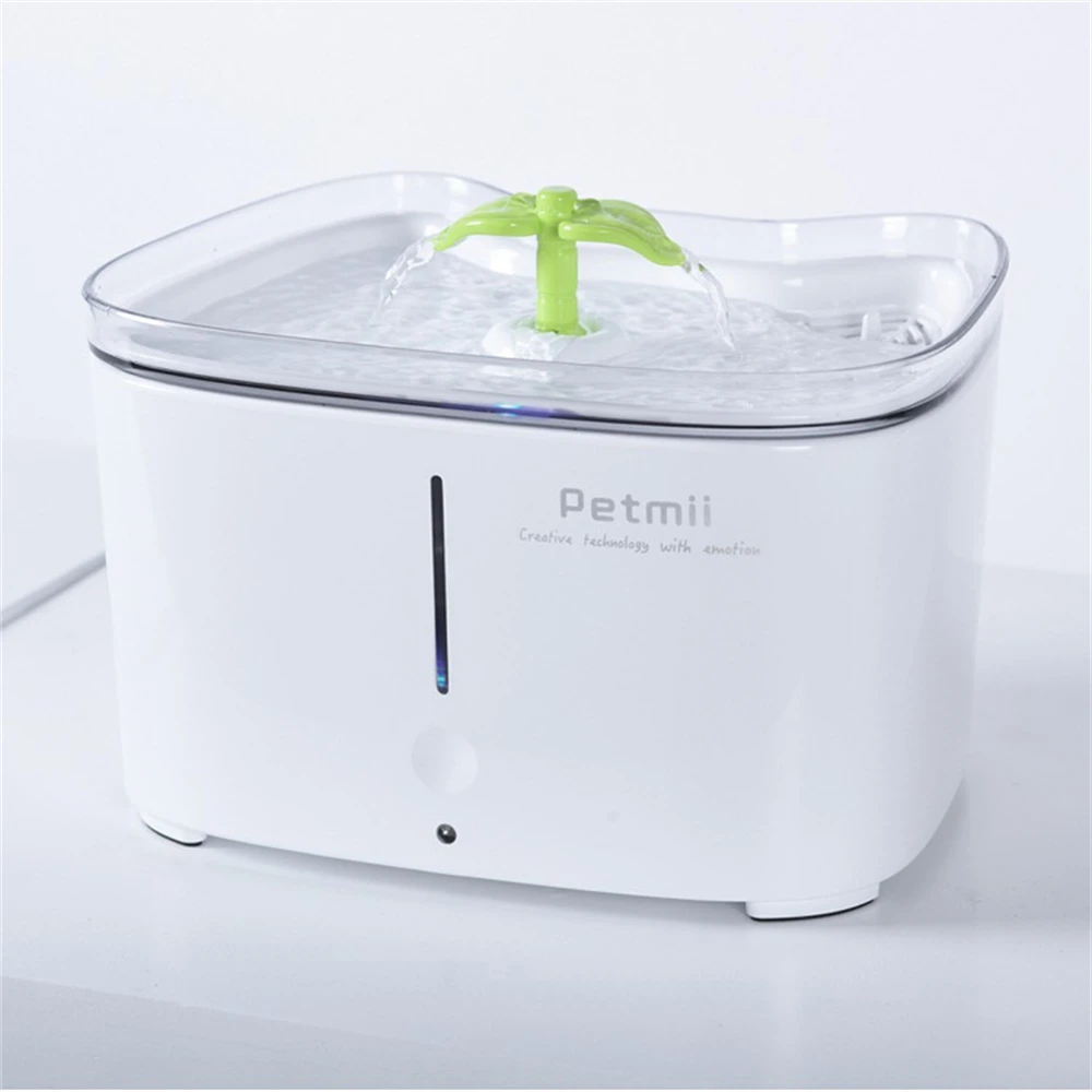 

2.6L USB Automatic Pet Cat Water Fountain Smart Filter Dispenser Feeder Kitten Puppy Dog Drinking Anti Dry Cats Water Bowl