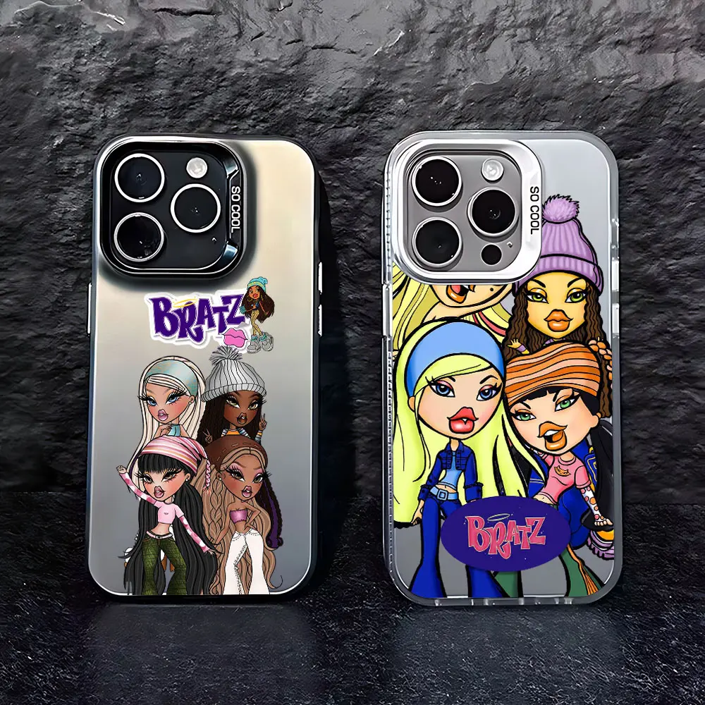 Чехол для телефона Bratzs Doll Girl матовый противоударный чехол Samsung Galaxy S24 S23 S22 S21 S20 Note20