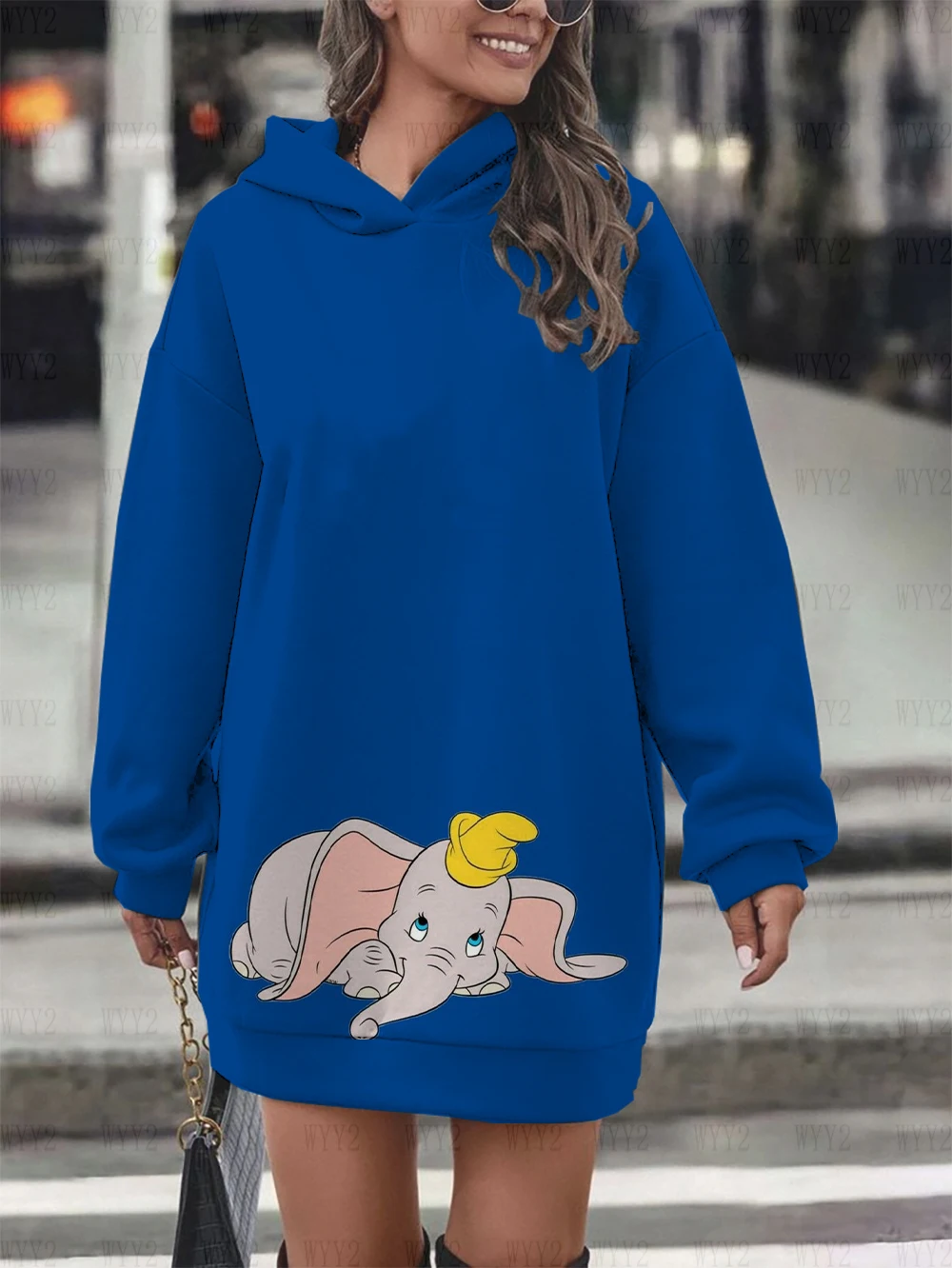 Disney-Robe pull pratiquero chic pour femme пот à capuche imprimé DGreeting режим simple printemps et automne