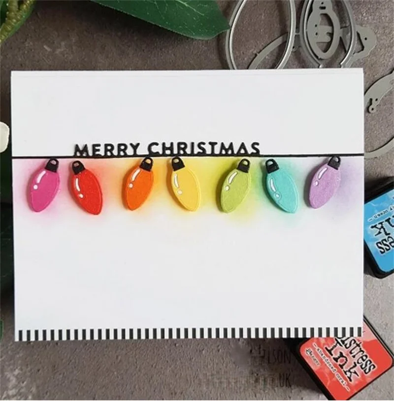 Рождественские Тематические Металлические Высечки Маленькие Колокольчики