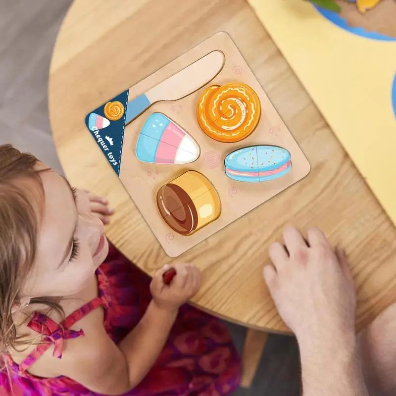 Деревянная игрушка для игры в еду детей резки фруктов деревянная ролевая игра