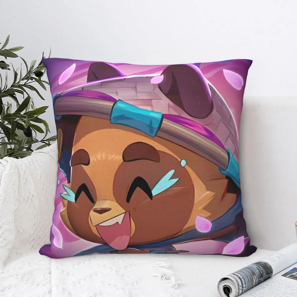 Наволочка Spirit Bonds Teemo чехол для подушки из полиэстера украшение League Battle Game Legends