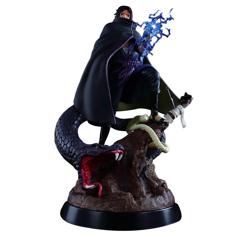 

Naruto Shippuden GK Uchiha Sasuke Action Figure Anime Model 32cm PVC Battle Statue Collectible Toys Desktop Decoration Figma