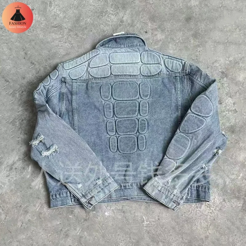 Куртка для мужчин и женщин Heavy Industry YZY с 3D тиснением размер S - XXXL цвет в