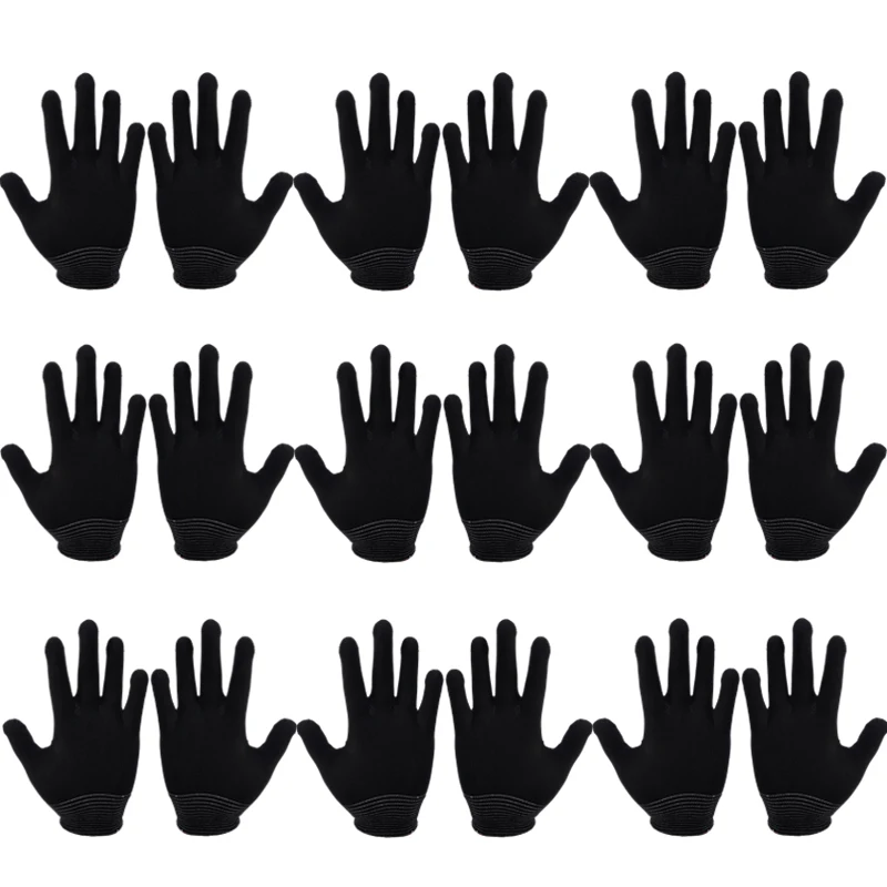 Нескользящие нейлоновые рабочие перчатки