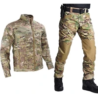 outdoor tactical combat suits military jackets camo waterproof jacketpants camping hiking hunting clothes sport airsoft suit