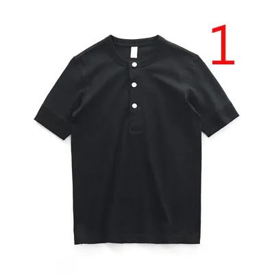 

Футболка мужская с отложным воротником, хлопок, короткий рукав, деловая одежда