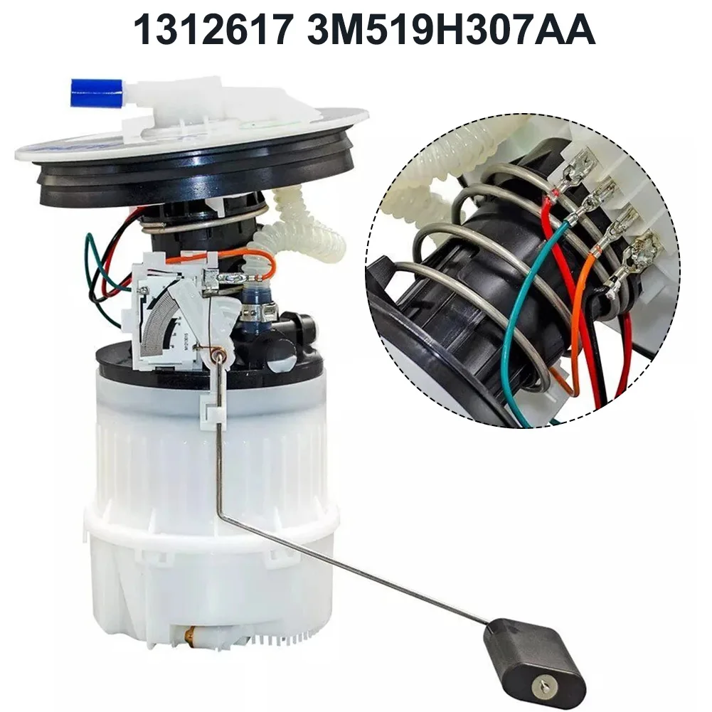 

White Plastic Car Fuel Pump Assembly For Ford Focus C-MAX 1312617 3M519H307AV 1529595 3M519H307 3M519H307AA Auto Accessories