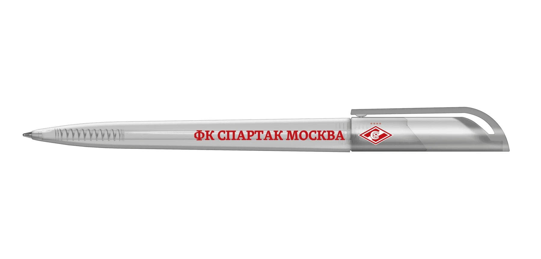 Ручка "ФК Спартак Москва" прозрачная