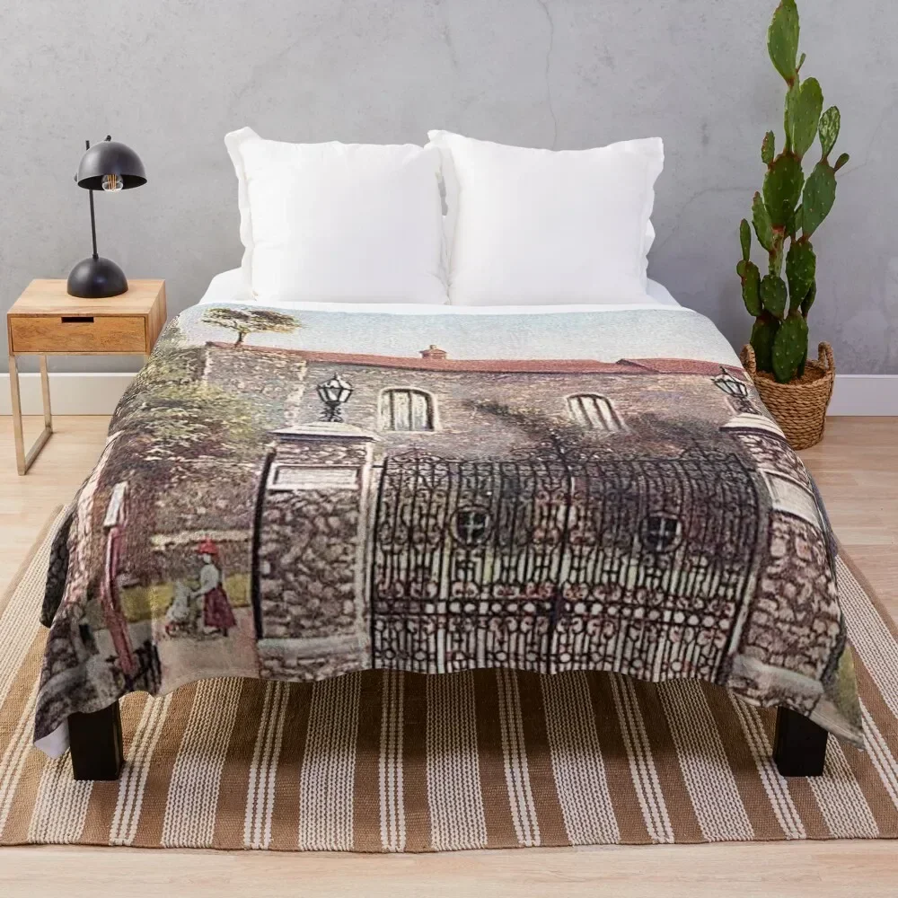 Одеяло с замком Colchester Essex Англия мягкие большие идеи для подарка на День святого