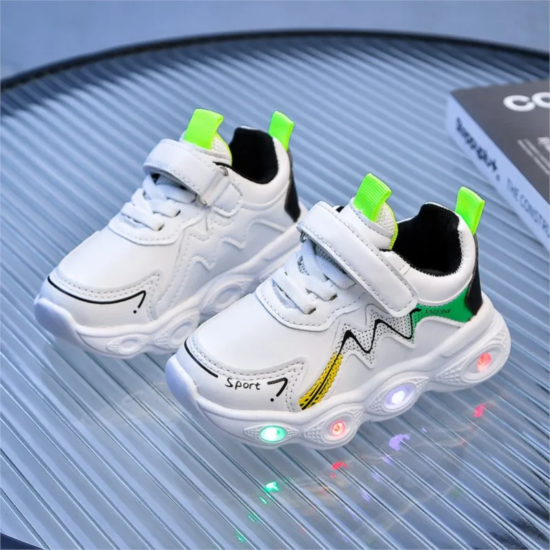 

COZULMA Children Led Shoes Kids Glowing Light Up Sports Shoes Boys Luminous Sneakers Toddlers Led Sneakers Girls Casual Shoes