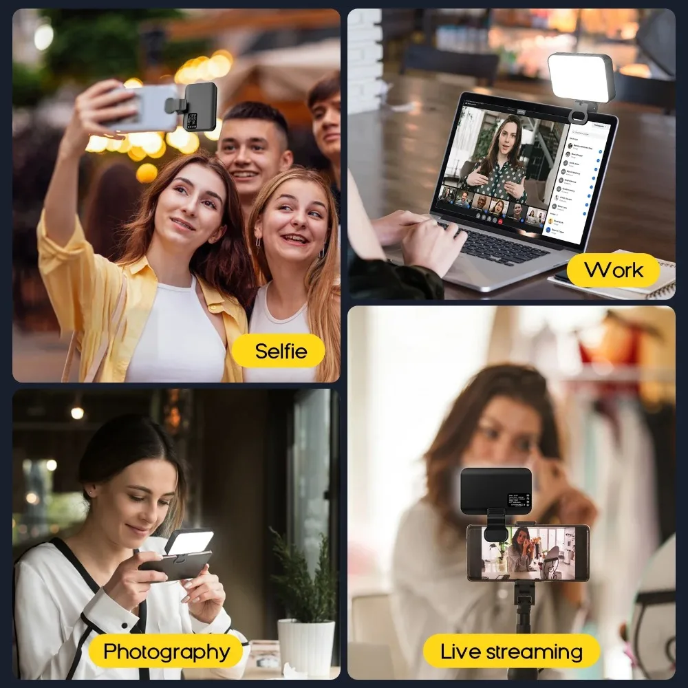 Светодиодная кольцевая лампа для селфи с регулируемой яркостью, для iPhone, Samsung, iPad, мобильных телефонов, ноутбуков, фото- и видеосъемки. (art.: 3920db0dcbfc7) - 3920db0dcbfc7
