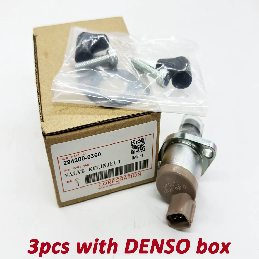 

Новый всасывающий регулирующий клапан SCV 294200-0360 2942000360 294009-0250 294200-0300 для Mitsubishi L200 Isuzu Dmax Mazda Nissan, 1/3 шт.