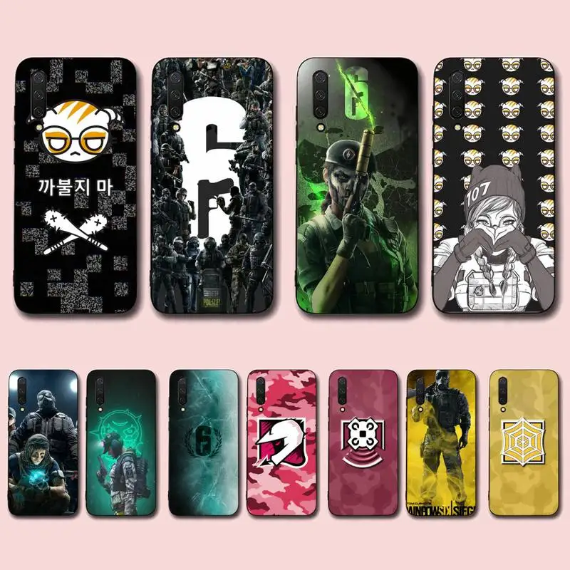 

R-R6-R-Rainbows-Six-X-Siege Phone Case For Xiaomi Mi 5X 8 9 10 11 12 lite pro 10T PocoX3pro PocoM3 Note 10 pro lite